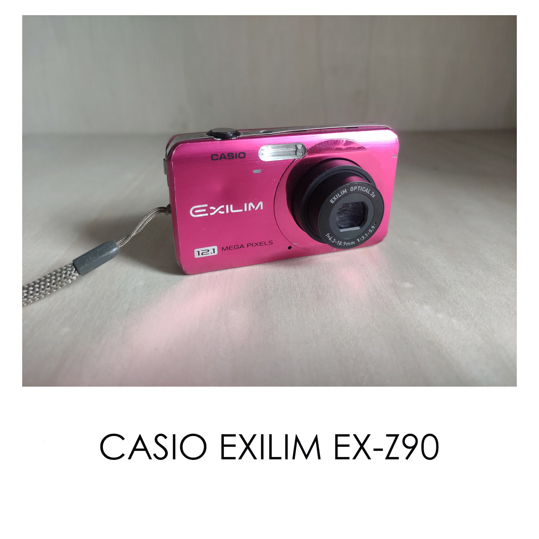 Barbie Pink Casio Exilim EX-Z90 -- 12MP -- Y2K Digicam Digital 