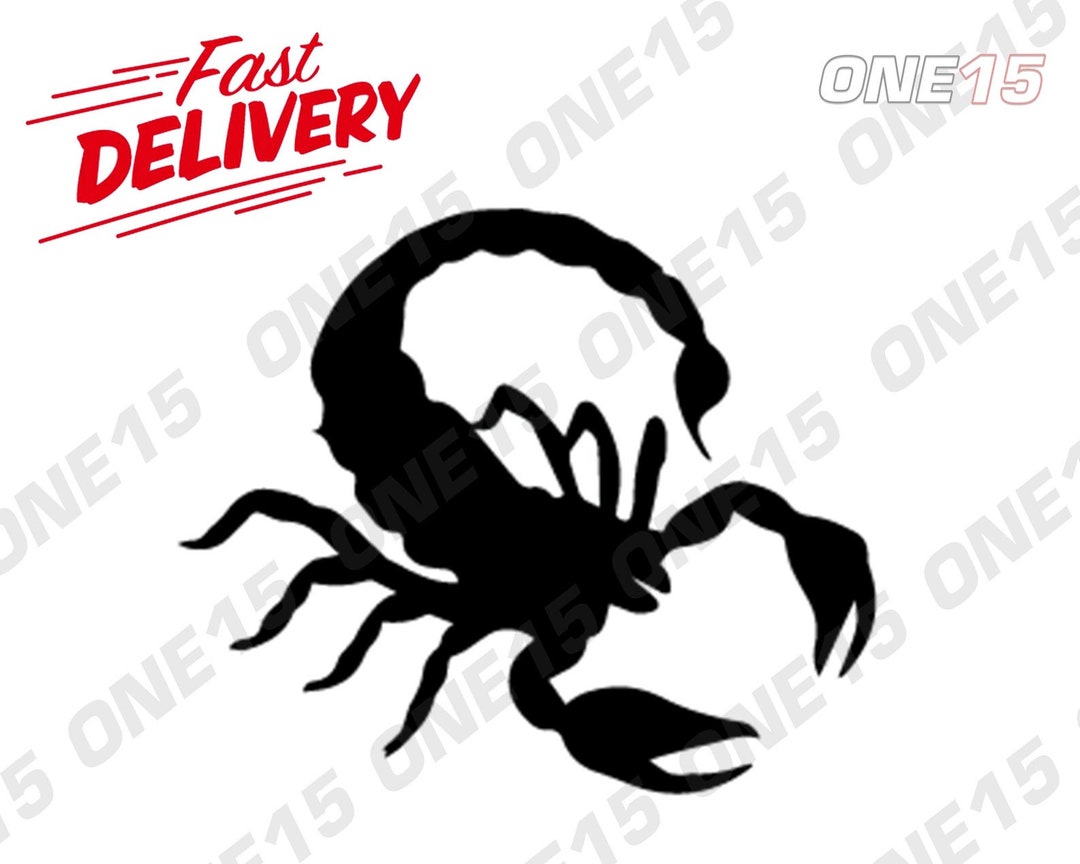 Scorpion Vinyl Painting Stencil for Crafts, Wood, Shirts, Shoes Etc ...