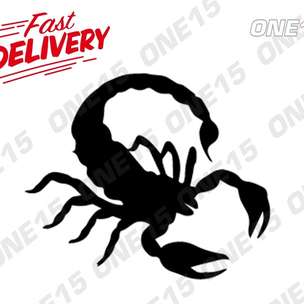 Scorpion vinyl painting stencil  for crafts, wood, shirts, shoes etc *HIGH QUALITY*