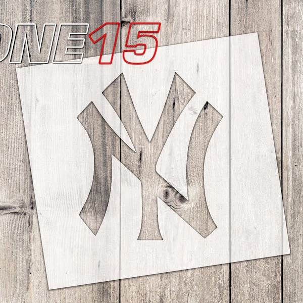 New york logo mylar stencil | Reusable | for wood food t shirt shoes painting airbrushing | food safe