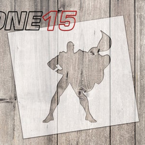 Superhero mylar stencil | Reusable | for wood food t shirt shoes painting airbrushing | food safe | diy crafting