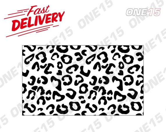 cheetah print vinyl painting stencil for crafts wood shirts etsy