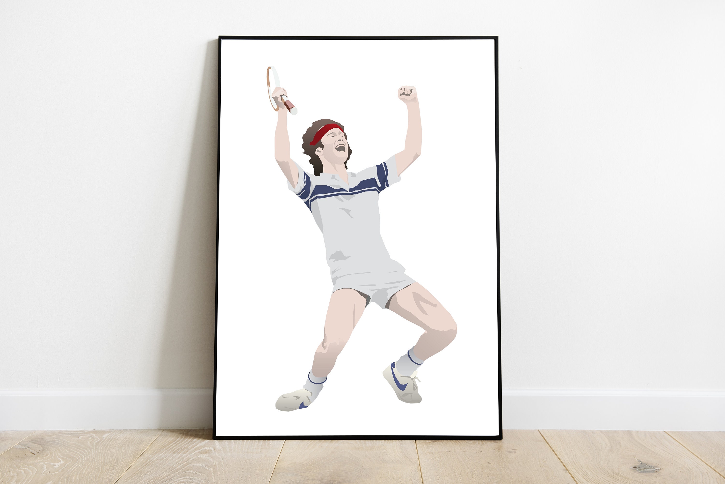John Mcenroe - Affiche Poster Impression