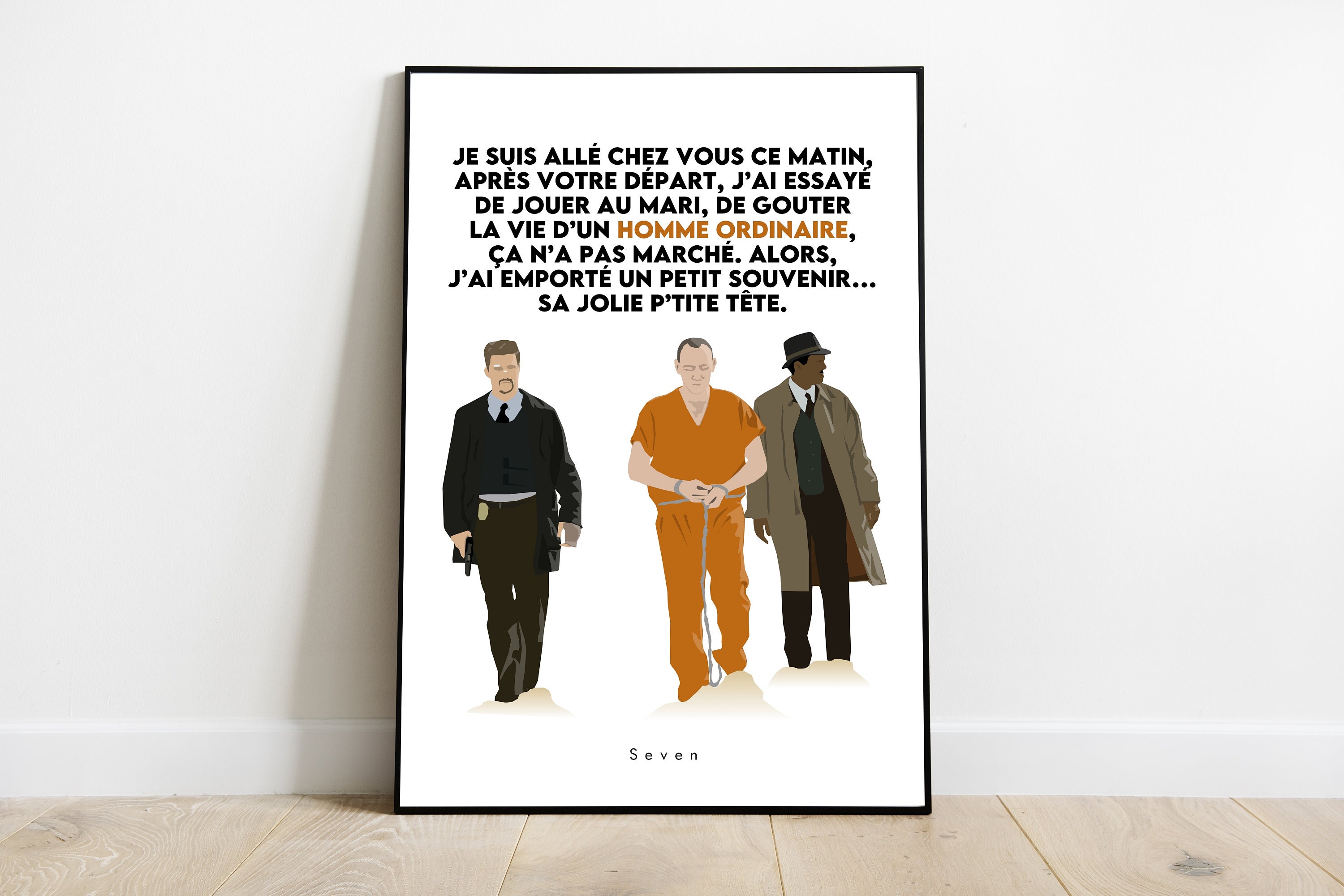 Seven - Affiche Poster Impression