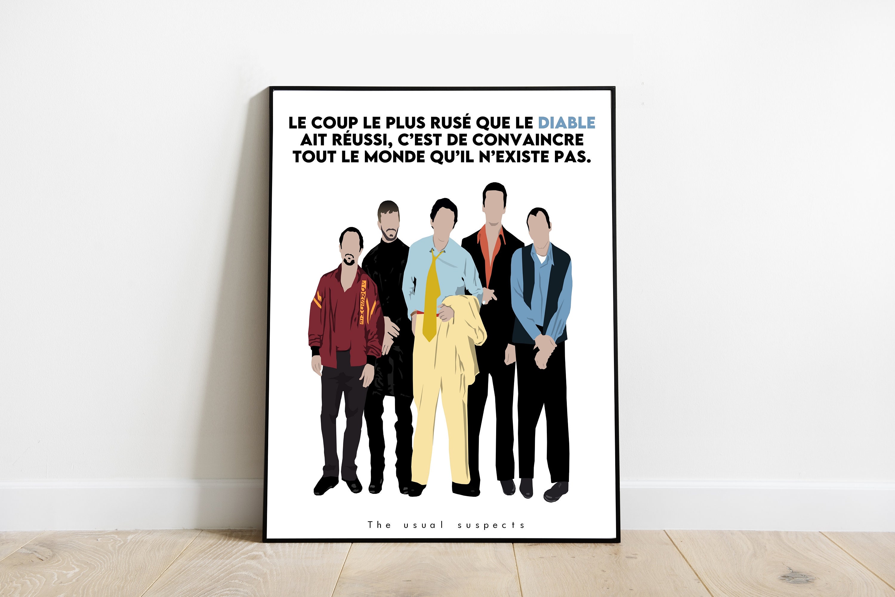 Keyser soze usual suspects' Poster, picture, metal print, paint by Lowpoly  Posters