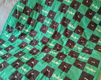 Crown Royal Apple (Green) Bag Quilt