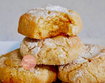 Lemon Crinkle Cookies (gluten free & vegan)
