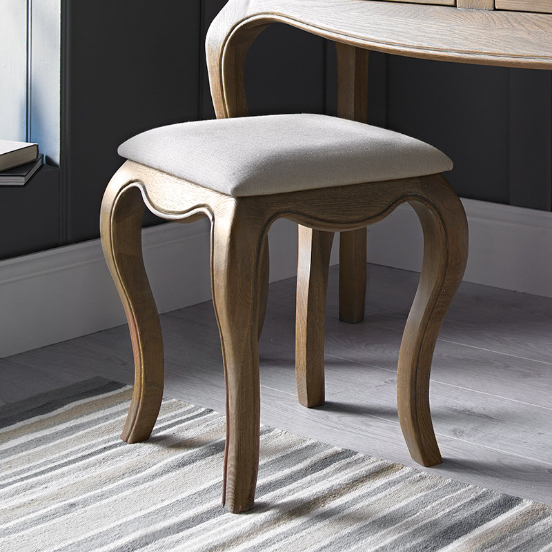 Solid Oak Weathered Dressing Table Stool by Time4sleep (loire) - Etsy UK