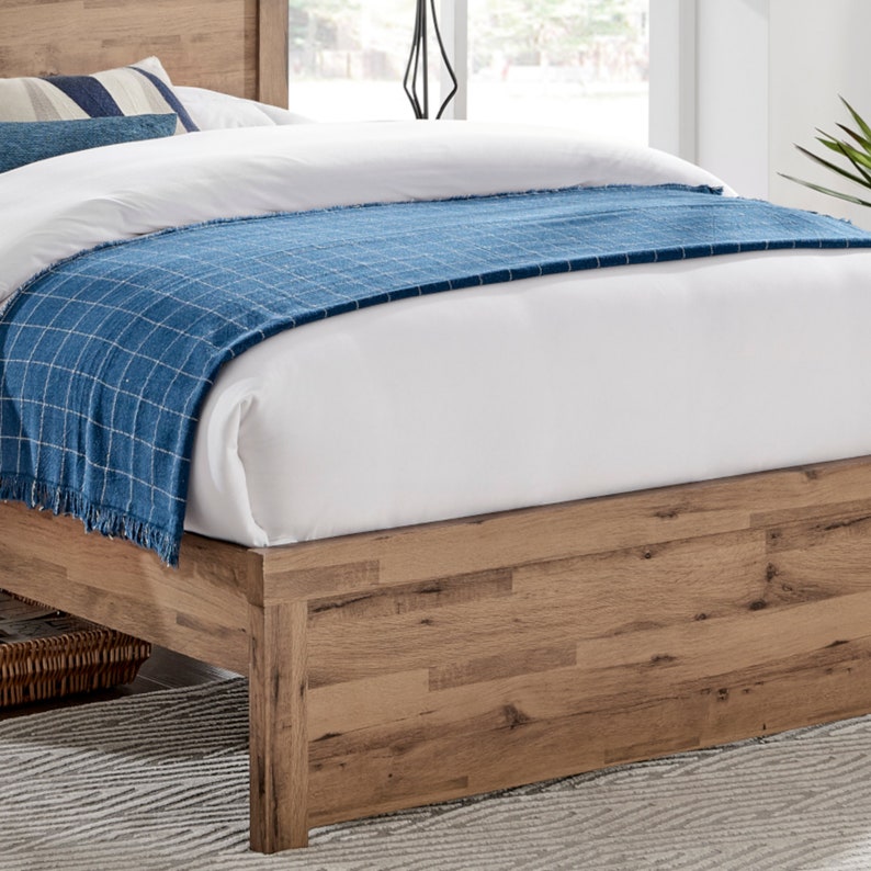 Wooden Rustic Style Brookes Bed Frame UK Double/king Size by Etsy UK