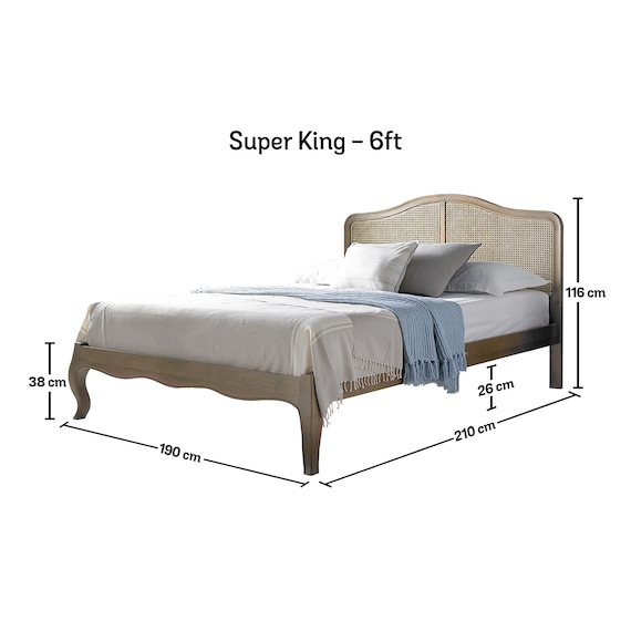Loire rattan bed discount