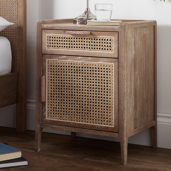Rattan Bedside Table Etsy UK