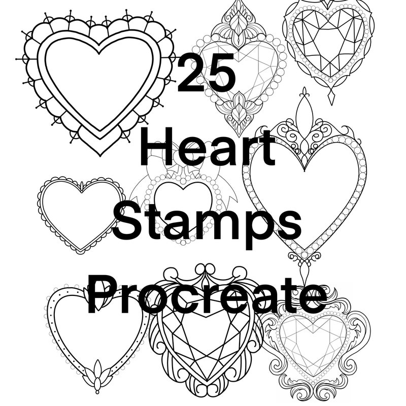 Tattoo Stencils Heart Etsy