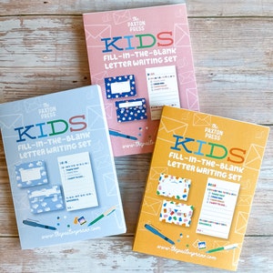 10er Set Fill-in-the-blank Kinder Briefpapier Set