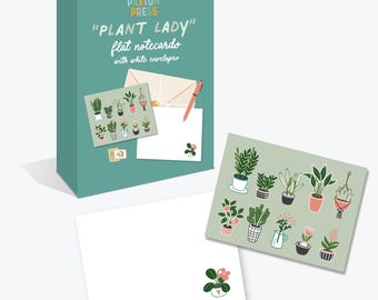Plant Lady briefpapier set van 12 inch