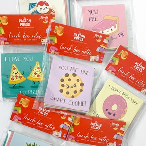 Pack of 20 Lunch Box Notes - Kawaii Foods