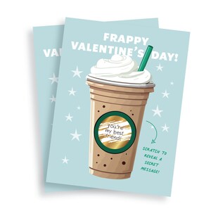 Cours à gratter au café Frappuccino pour la Saint-Valentin | Lot de 15