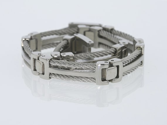 RCI Stamped .8MM wide Stainless Steel Bracelet For Men!