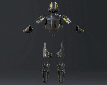 B-01 Tactical Armor 3D print