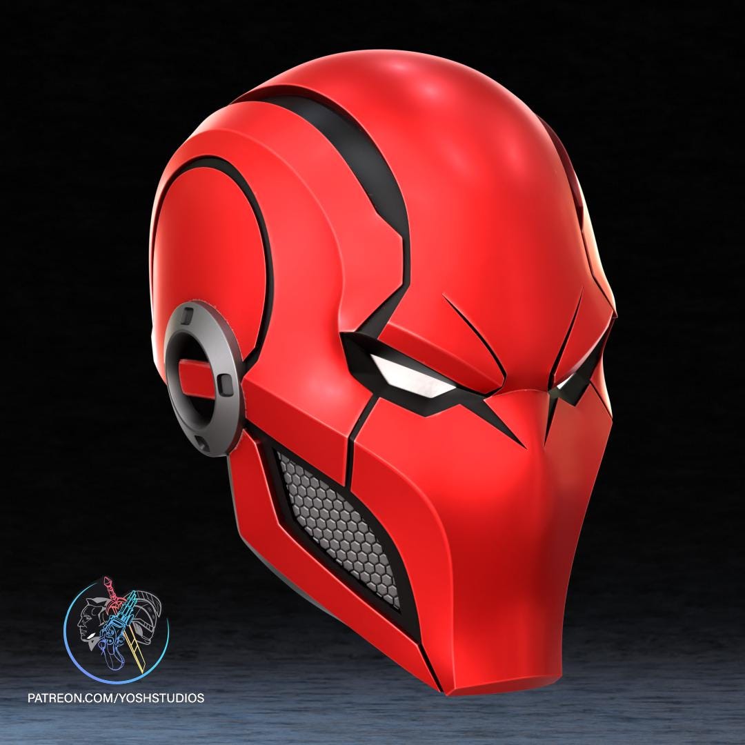 Red Hood Legion Helmet 3D Print - Etsy