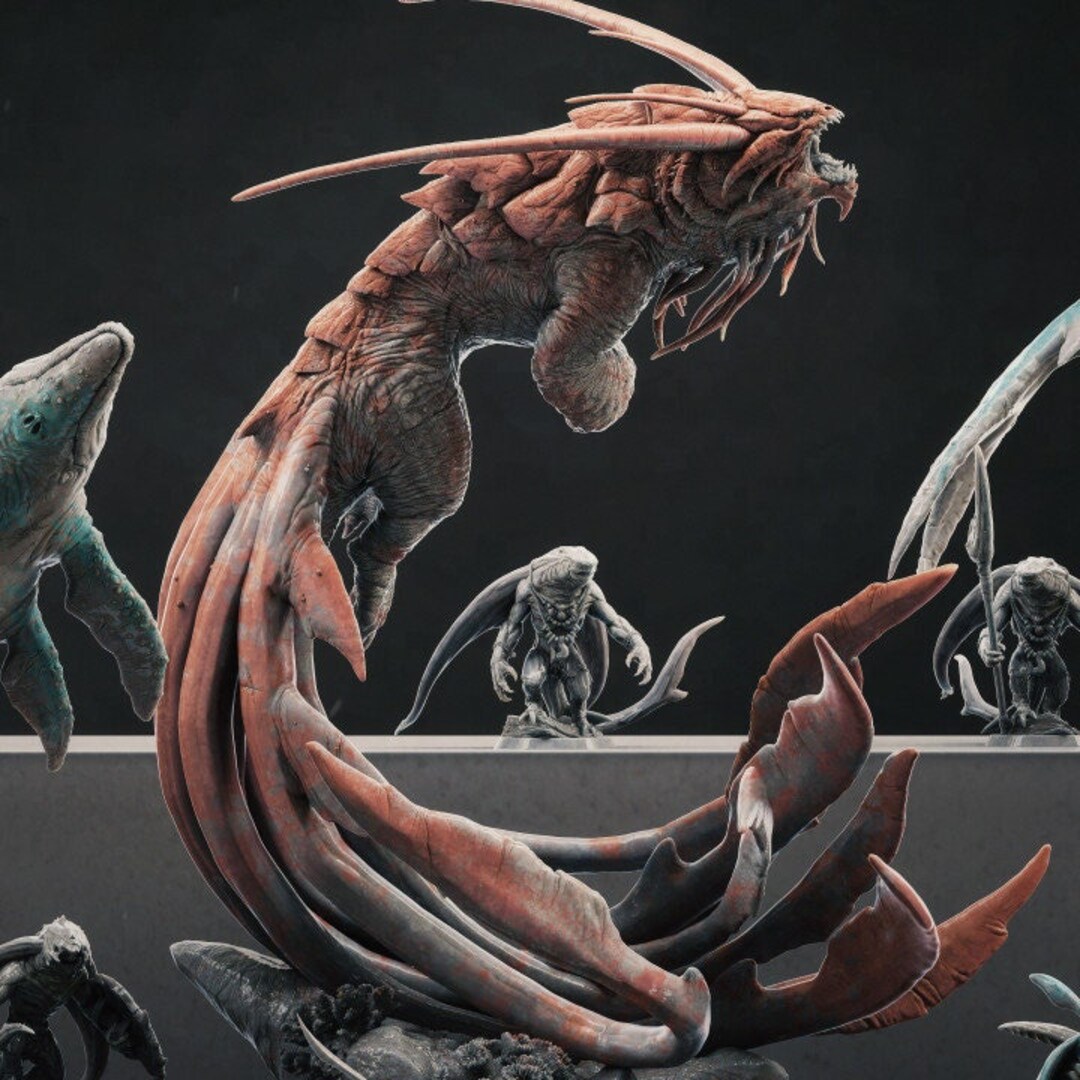 JDR Kraken Lord Of The Print Figure 3D Print Etsy jdr-kraken-lord-of-the-print-figure-3d-print-etsy