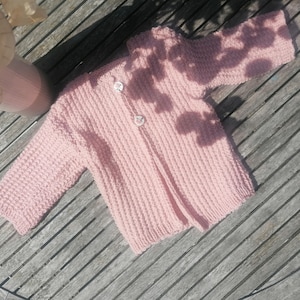 Pink children&#39;s waistcoat