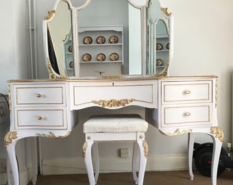 Olympus French Louis style  Dressing Table & Stool