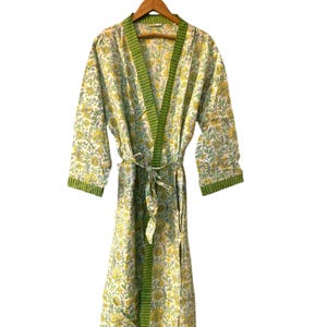 Cotton Robe, Dressing Gown, Unique Gift, Bridesmaid Dress, Kimono Dressing Gown, Loungewear Gift For Her