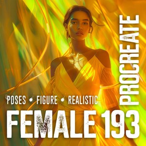Poses femeninas Poses femeninas Sellos de figuras de Procreate Poses masculinas Sellos de poses masculinas Sellos de poses de talla grande - CONJUNTO FEMENINO