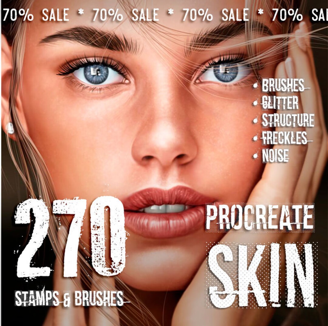 Skin Brushes Procreate Skin Stamps Skin Brush Set Portrait Etsy