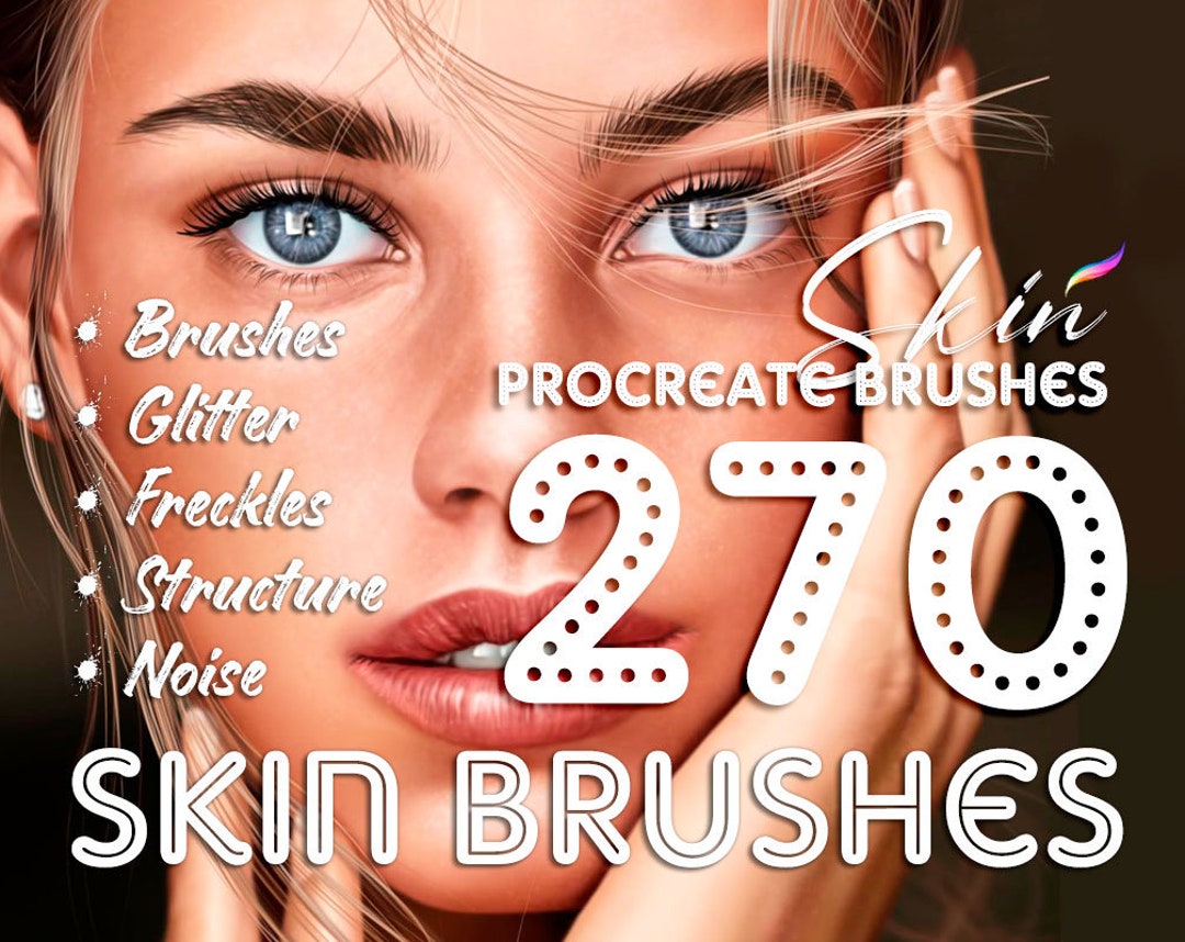 Skin Brushes Procreate Skin Stamps Skin Brush Set Portrait Etsy