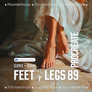 Feet stamps legs stamps feet stamps procreate stamps procreate brushes female legs womens legs girl leg - FOOT BUNDLE