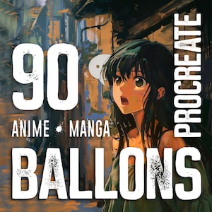ballonstempels voortplanten manga borstels manga postzegels anime postzegels chibi postzegels borstels voortplanten anime manga gezicht oog stempels - BALLONSET