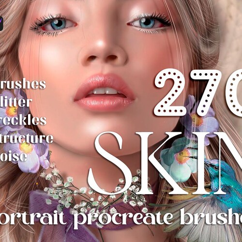 Skin Brushes Procreate Skin Stamps Skin Brush Set Portrait Etsy Canada
