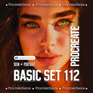 Lot de pinceaux pour la peau Procreate Procreate Set de pinceaux pour portrait Procreate Procreate - SKIN SET