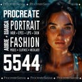 Procreate Brushes | Digital Product | Best Procreate Portrait Stamps | Portraiture Guide for iPad | hair skin eye - ILLUSTRATION
