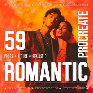 Poses românticas, poses femininas, carimbos de figuras procriadoras, poses masculinas, carimbos de poses românticas, carimbos de poses plus size - CONJUNTO ROMÂNTICO
