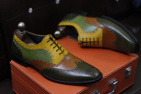 Dual color formal clearance shoes
