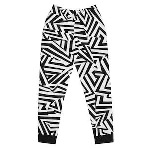Dazzle Camo - Womens Joggers | Camouflage Pattern | Dazzle Camo | Streetwear | Camo Jogging Pants | Gym Pants | Workout Attire | Yoga Outfit