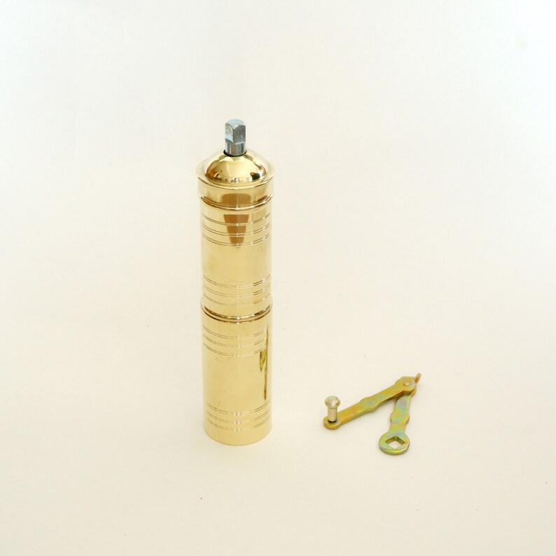 Brass Pepper Grinder Unique Coffee Mill / Herb Grinder Etsy