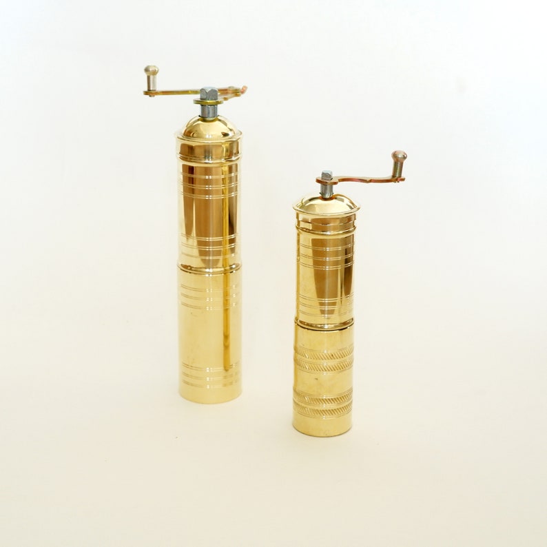 Brass Pepper Grinder Unique Coffee Mill / Herb Grinder Etsy Australia