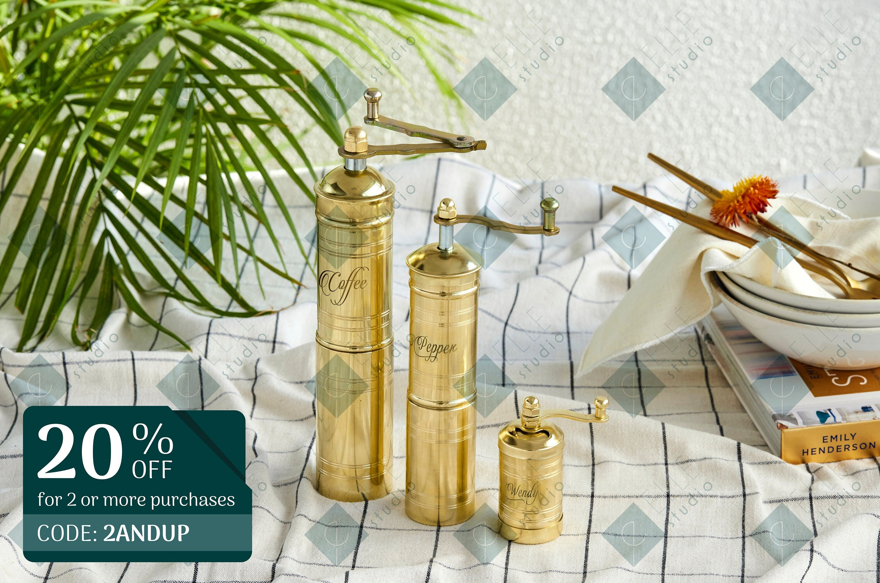 Atlas Copper Pepper & Salt Mills – TENZO