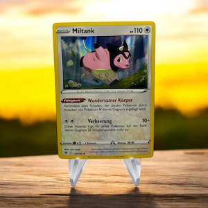 Miltank – Pokémon Holo Karte Original mit Selbsgemachter Hülle