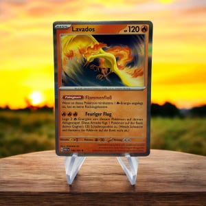 Lavados – Pokémon Holo Karte Original mit Selbsgemachter Hülle