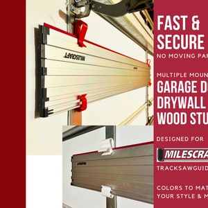 Track Saw Rail Holders Guide Rail Mounts for Milescraft Track Saw Guide (1409) - Quick and Secure Mounting