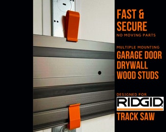 Track Saw Rail Holders Guide Rail Mounts for Ridgid Track Saw (R48630B) - Quick and Secure Mounting