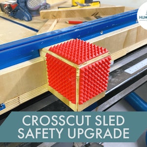 Precision Tactile Safety Plates for Crosscut Sleds