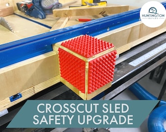 Precision Tactile Safety Plates for Crosscut Sleds