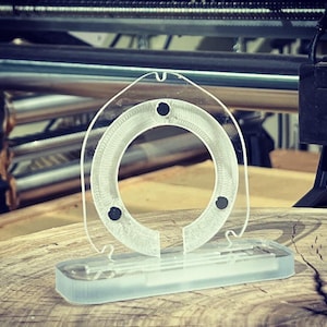 Placa magnética de repuesto de intercambio rápido para la zapata antipolvo/protector de fresadora Suckit en CNC de aficionados (Onefinity y ETC)