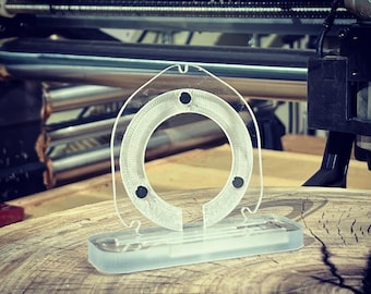 Replacment Magnetic Quick Swap Plate for Suckit Dust Shoe/Router Shield on Hobby CNC (Onefinity & ETC)