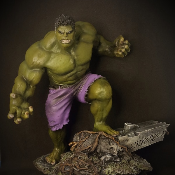 Hulk Figure Diorama